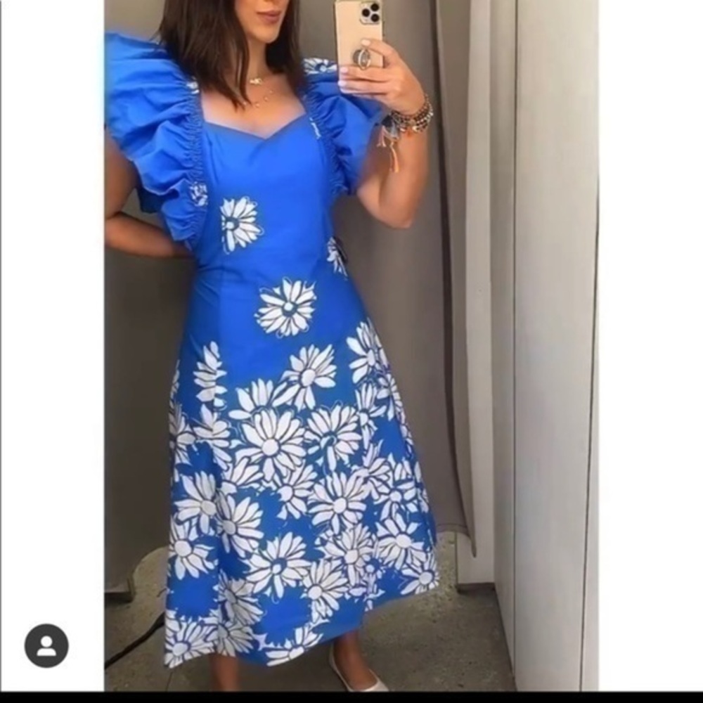 ZARA poplin midi dress 2298/646